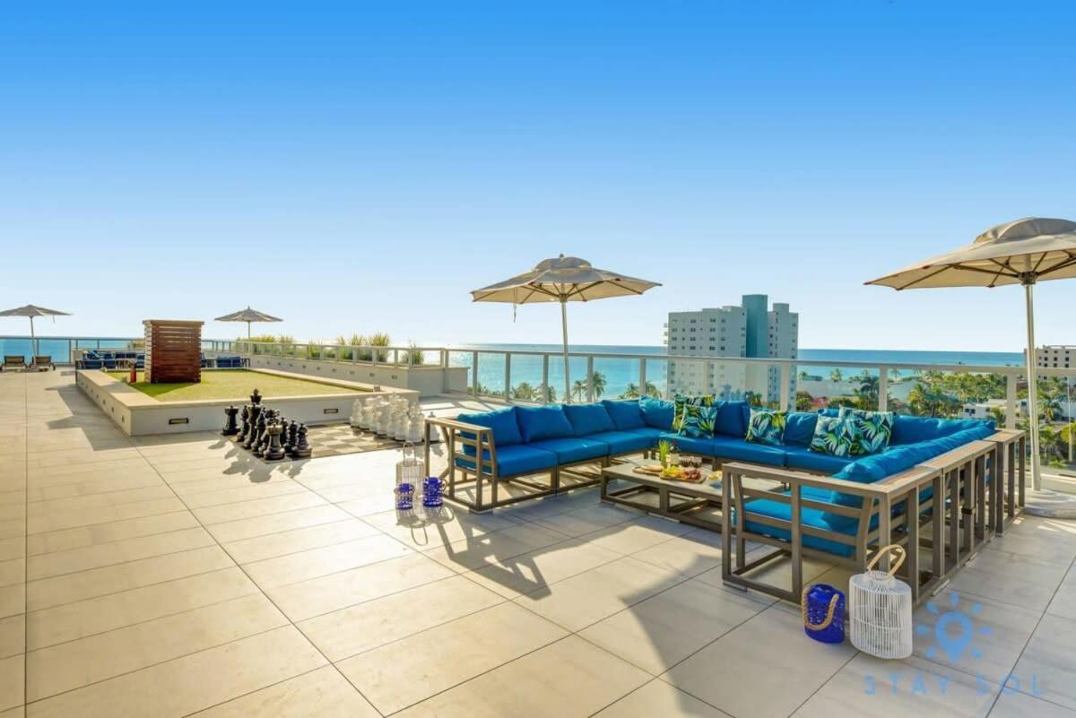 Rooftop Pool - Ocean View Balcony - Hollywood Beach Buitenkant foto