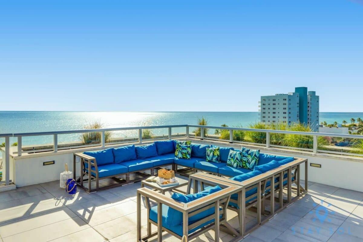 Rooftop Pool - Ocean View Balcony - Hollywood Beach Buitenkant foto