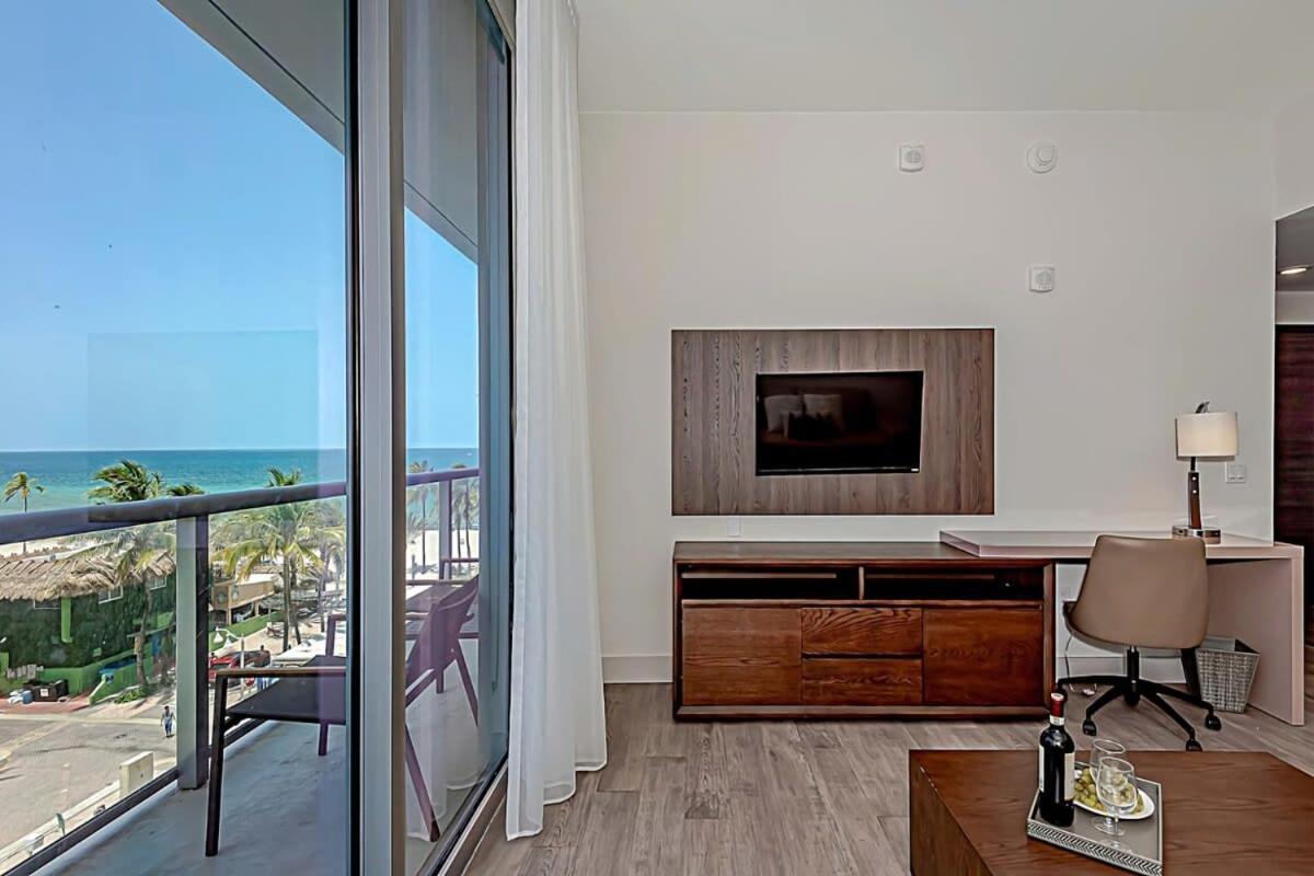 Rooftop Pool - Ocean View Balcony - Hollywood Beach Buitenkant foto