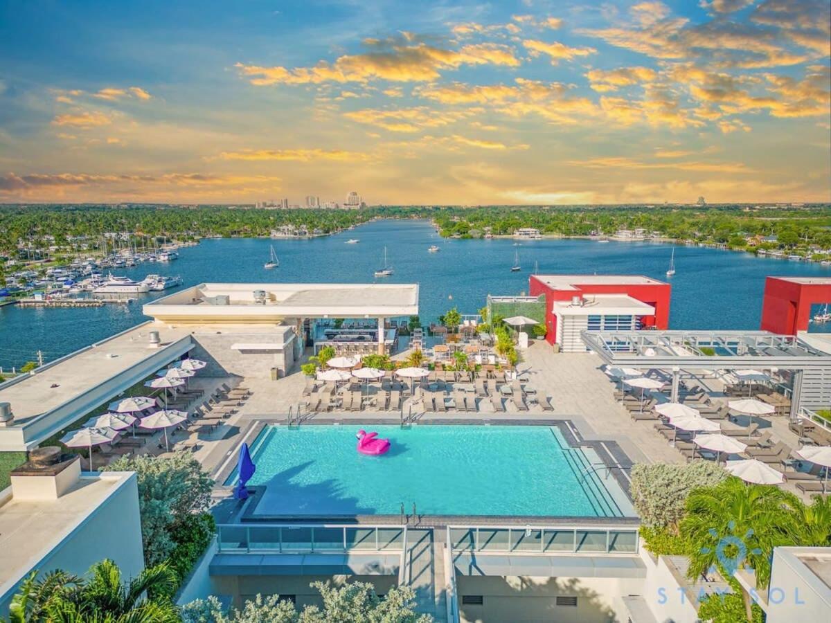 Rooftop Pool - Ocean View Balcony - Hollywood Beach Buitenkant foto
