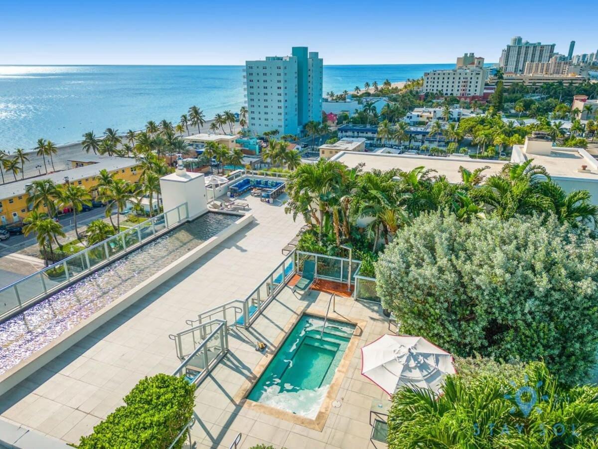 Rooftop Pool - Ocean View Balcony - Hollywood Beach Buitenkant foto