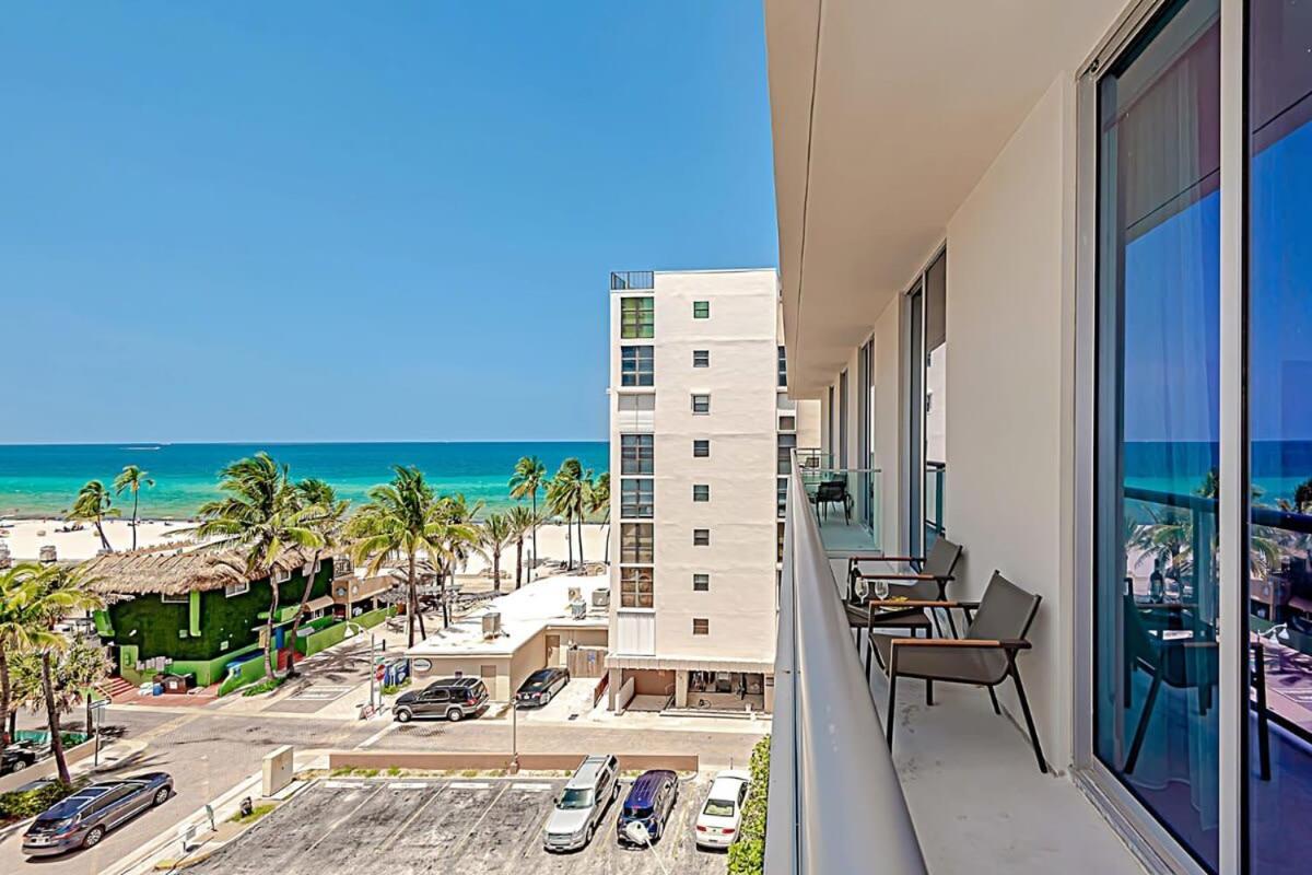 Rooftop Pool - Ocean View Balcony - Hollywood Beach Buitenkant foto